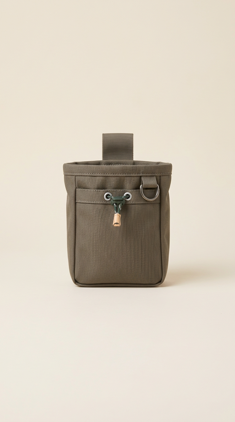 Moss taupe treat pouch