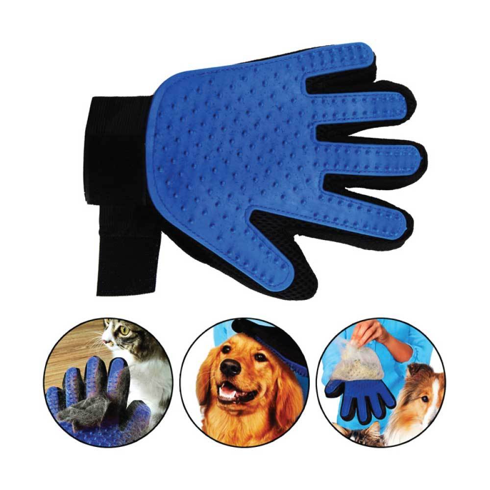 Rooster Farms Pet Grooming Glove Dog Cat Deshedding Massage Mitt Right Hand