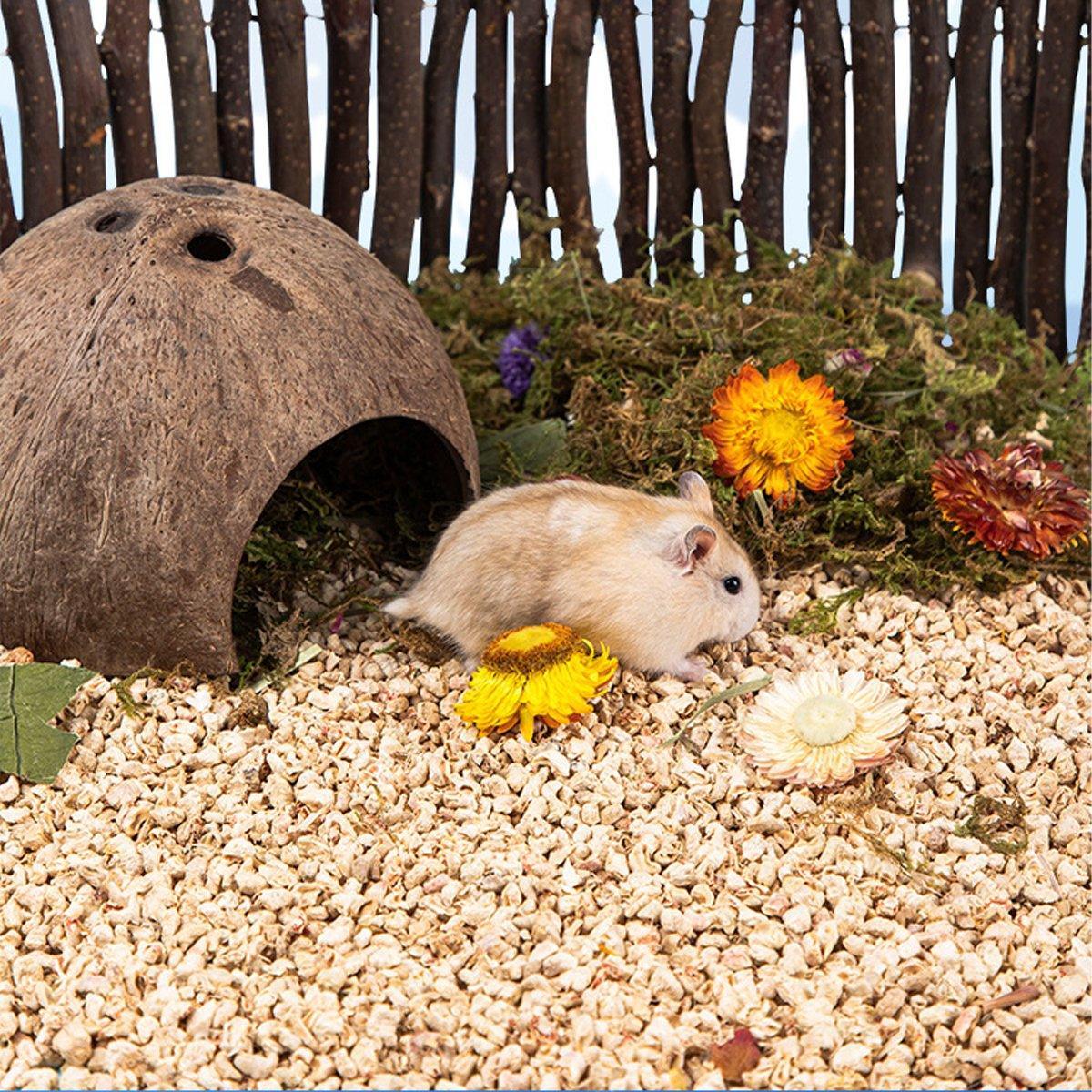 Plants Corncob Bedding Nest Pad for Hamster Rabbit Hedgehog Small Pet Supplies