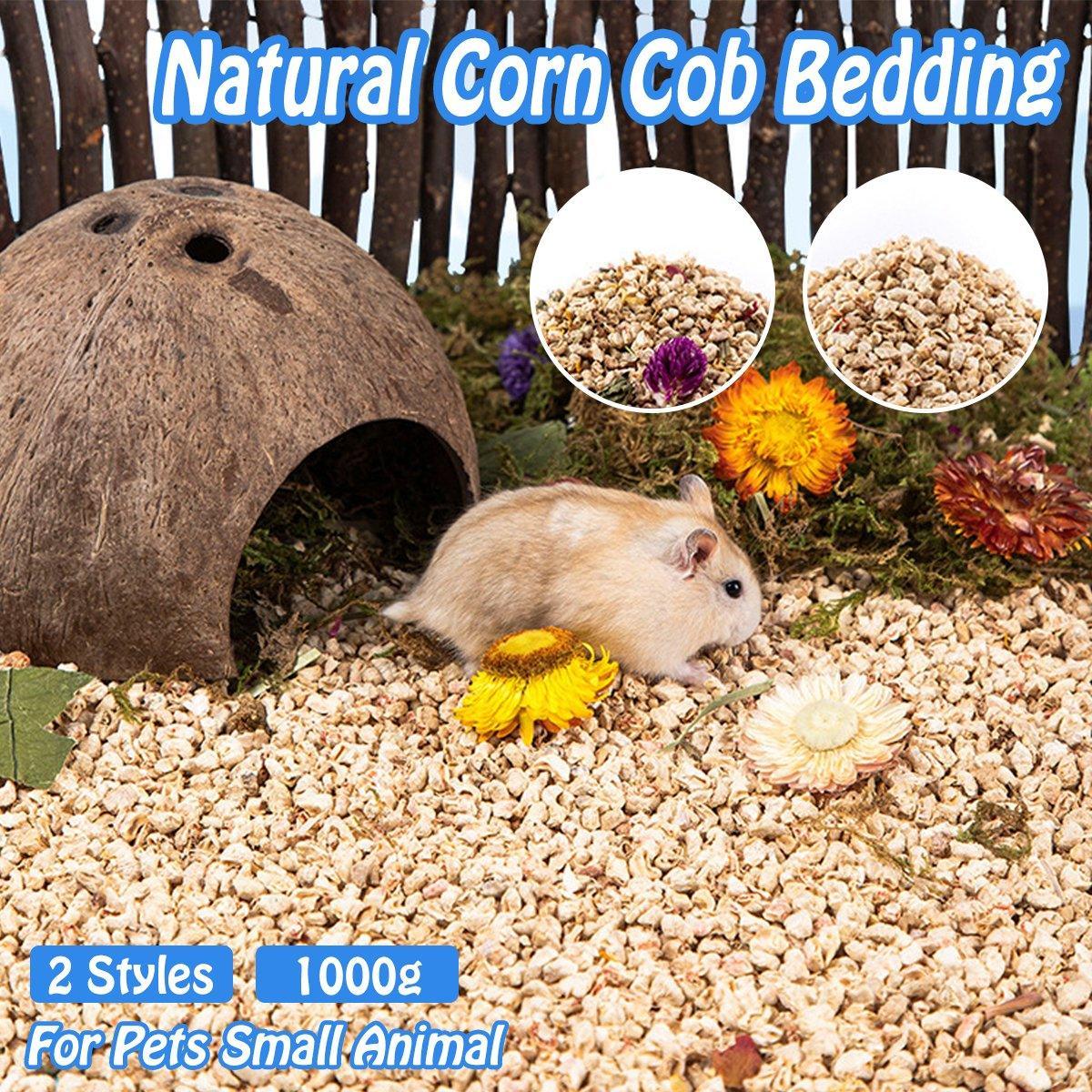 Plants Corncob Bedding Nest Pad for Hamster Rabbit Hedgehog Small Pet Supplies